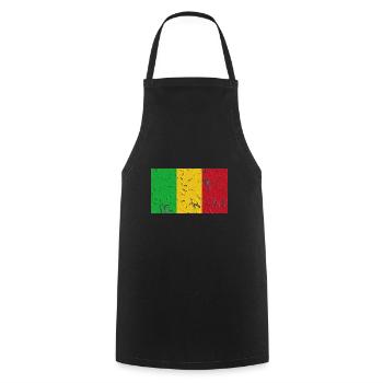 Mali - Tablier de cuisine - noir - Devant - AI Model Male 185 dark (185cm)