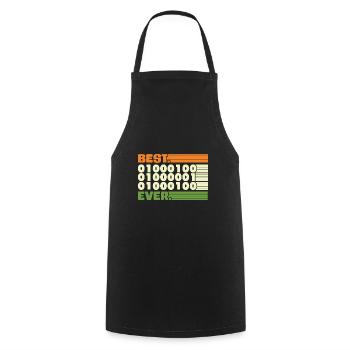 Best Coding dad ever - Cooking Apron - black - Front - AI Model Male 185 dark (185cm)