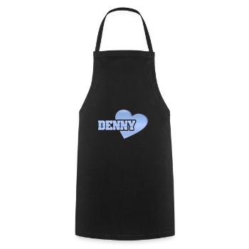 Denny - Cooking Apron - black - Front - AI Model Male 185 dark (185cm)