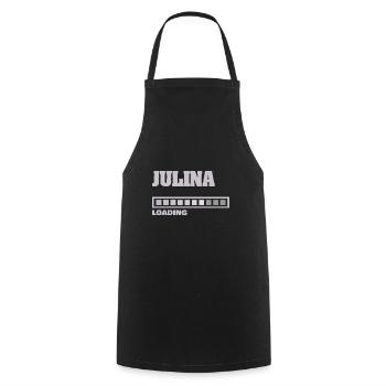 Baby Julina - Cooking Apron - black - Front - AI Model Male 185 dark (185cm)