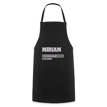Baby Miriam - Kochschürze - Schwarz - Vorne - AI Model Male 185 dark (185cm)