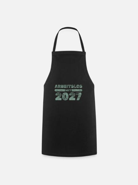 seit 2027 - Kochschürze - Schwarz