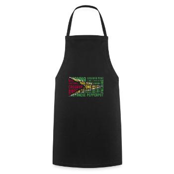 Guyana Flag Guyanese Guyana - Cooking Apron - black - Front - AI Model Male 185 dark (185cm)