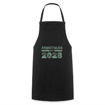 depuis 2028 - Tablier de cuisine - noir - Devant - AI Model Male 185 dark (185cm)