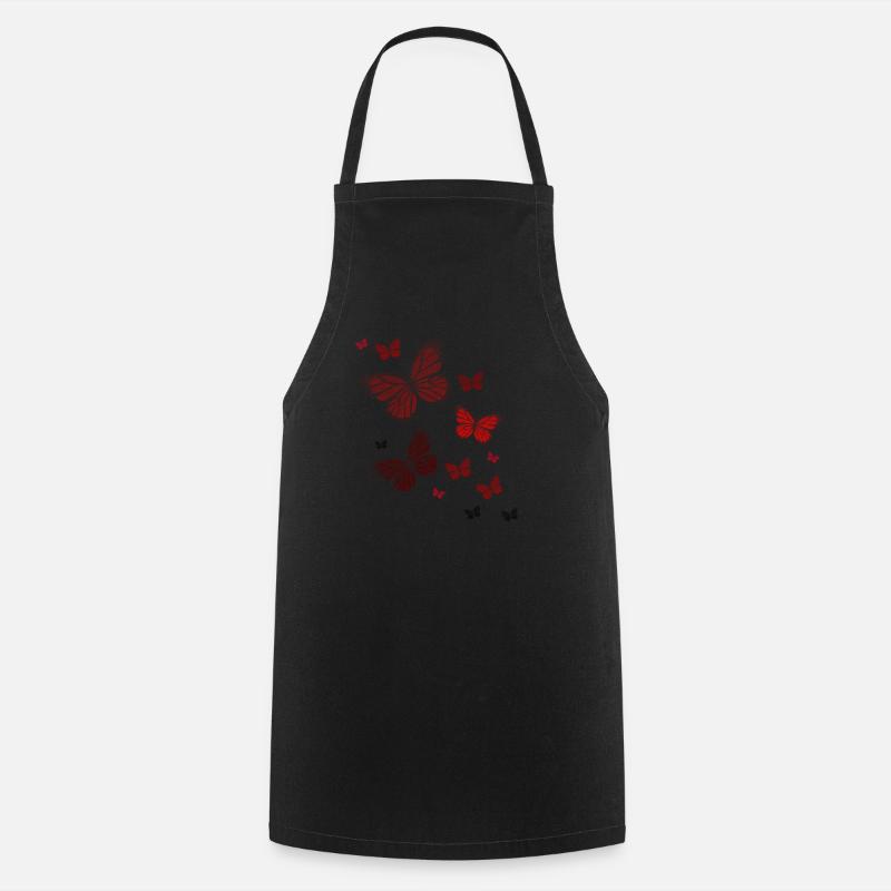 Papillon Papillon Papillon enfants - Tablier de cuisine - noir