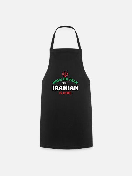 Iran Geschenk für Iraner, iranische Wurzeln - Kochschürze - Schwarz