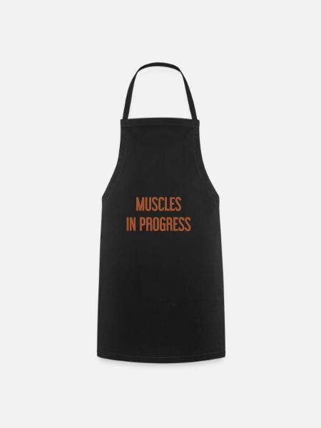 Muscles in Progress - Cooking Apron - black