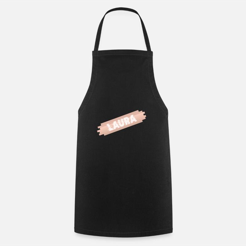 Cadeau pour Laura - Tablier de cuisine - noir