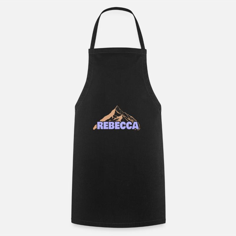 Geschenkidee Rebecca - Kochschürze - Schwarz
