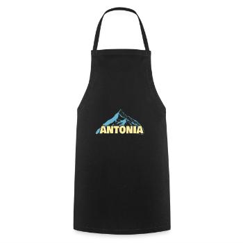 Mountaineering Antonia - Cooking Apron - black - Front - AI Model Male 185 dark (185cm)