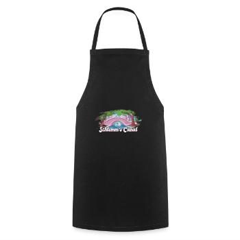 Funny Optometrist Quote Schlemm's Canal Eyeball - Cooking Apron - black - Front - AI Model Male 185 dark (185cm)