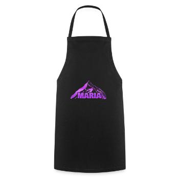 Mount Mary - Cooking Apron - black - Front - AI Model Male 185 dark (185cm)