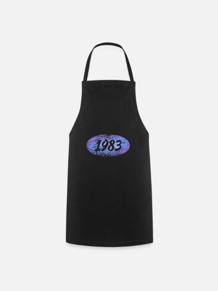1983 1983 - Kochschürze - Schwarz