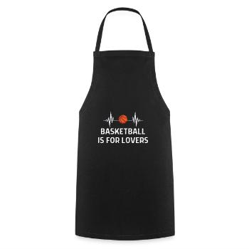 Basketball Spieler Basketballer Sprüche Geschenk - Kochschürze - Schwarz - Vorne - AI Model Male 185 dark (185cm)