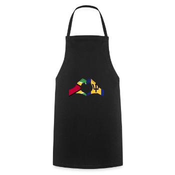 Guyana Flag Guyanese Guyana - Cooking Apron - black - Front - AI Model Male 185 dark (185cm)