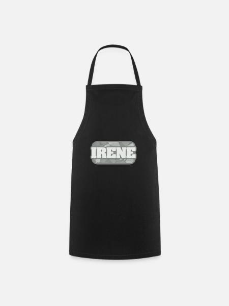 Irene als Gesundheit - Kochschürze - Schwarz