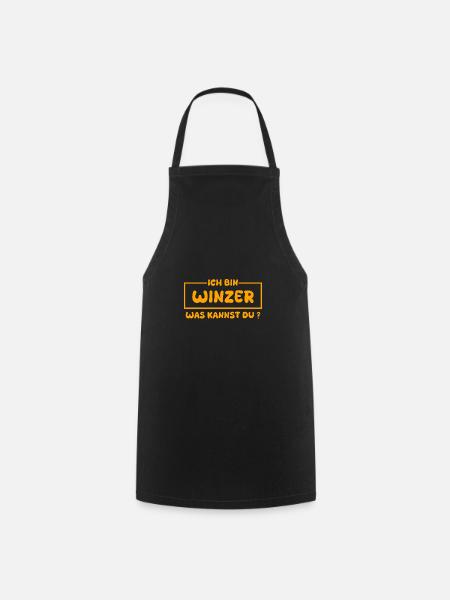 Beruf Winzer - Kochschürze - Schwarz