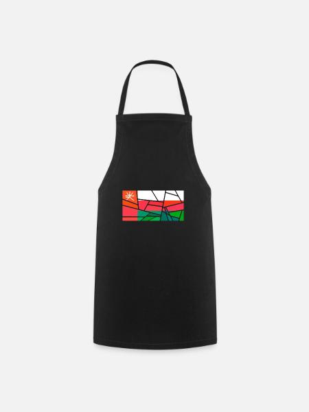 Oman als Oman - Kochschürze - Schwarz