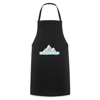 Mount Kilimanjaro - Cooking Apron - black - Front - AI Model Male 185 dark (185cm)