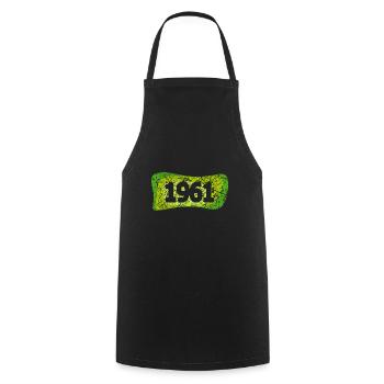 Witzig 1961 - Tablier de cuisine - noir - Devant - AI Model Male 185 dark (185cm)