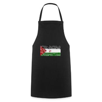 Gift for Western Sahara - Cooking Apron - black - Front - AI Model Male 185 dark (185cm)