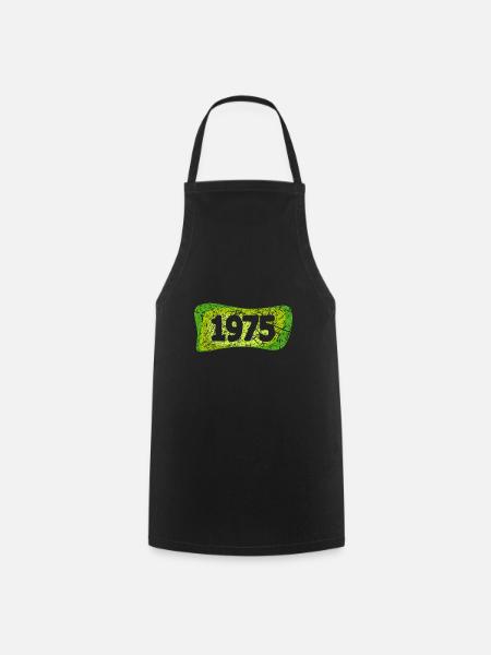 Retro 1975 - Kochschürze - Schwarz