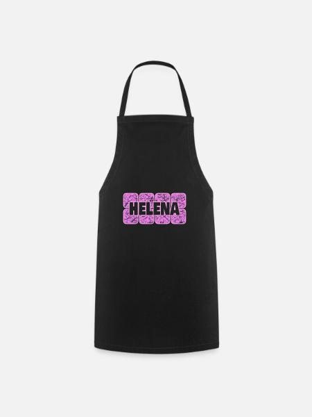 Helena als Ehefrau - Kochschürze - Schwarz