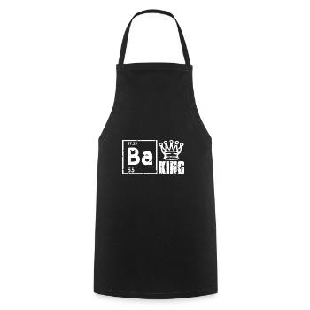 BAKING Cool Vintage Baking KING Designs T-Shirt - Cooking Apron - black - Front - AI Model Male 185 dark (185cm)