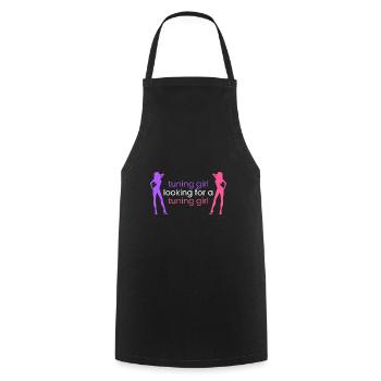 Tuning Girl veut Tuning Girl - Tablier de cuisine - noir - Devant - AI Model Male 185 dark (185cm)