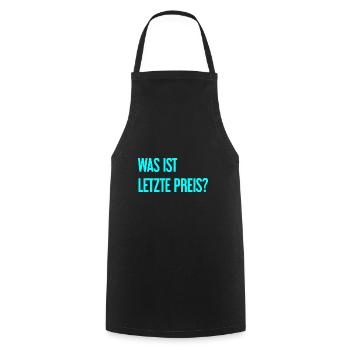 What is last price? - Cooking Apron - black - Front - AI Model Male 185 dark (185cm)