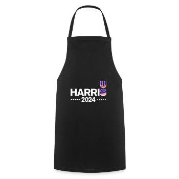 US Elections 2024 - Cooking Apron - black - Front - AI Model Male 185 dark (185cm)