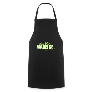 Geschenk für Mareike - Kochschürze - Schwarz - Vorne - AI Model Male 185 dark (185cm)