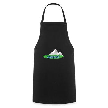 Beaver's head Beaver's head - Cooking Apron - black - Front - AI Model Male 185 dark (185cm)