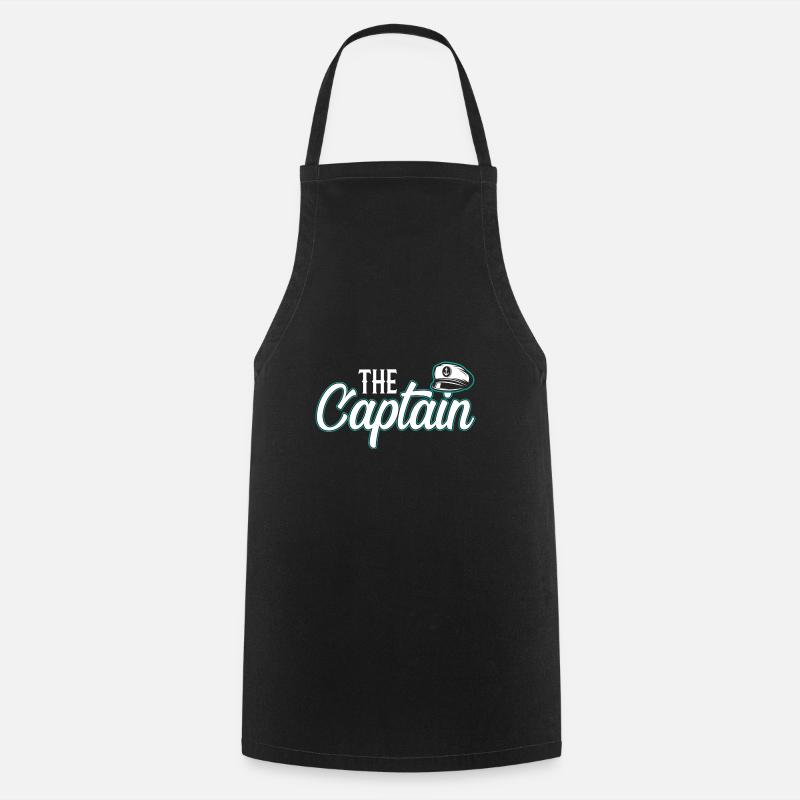 Der Captain - Kochschürze - Schwarz