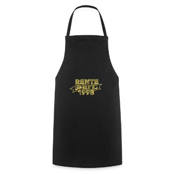 1998 - Cooking Apron - black - Front - AI Model Male 185 dark (185cm)