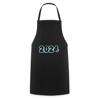 2024 - Cooking Apron - black - Front - AI Model Male 185 dark (185cm)