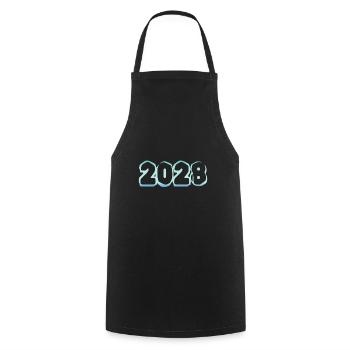 2028 - Cooking Apron - black - Front - AI Model Male 185 dark (185cm)