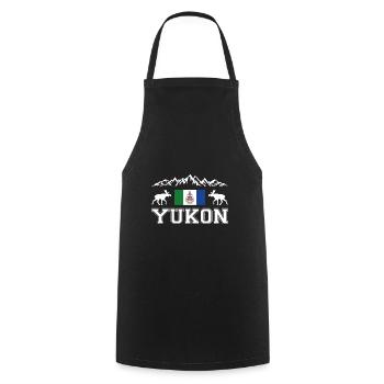 Yukon - Cooking Apron - black - Front - AI Model Male 185 dark (185cm)