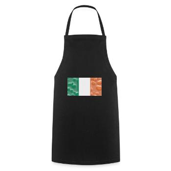 Irlande - Tablier de cuisine - noir - Devant - AI Model Male 185 dark (185cm)