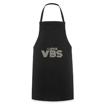 VBS Crew Summer Camp Vacation Teacher Student - Cooking Apron - black - Front - AI Model Male 185 dark (185cm)