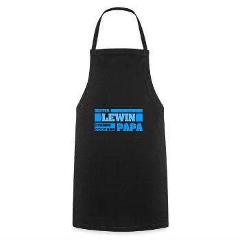 Geschenk für Lewin - Kochschürze - Schwarz - Vorne - AI Model Male 185 dark (185cm)
