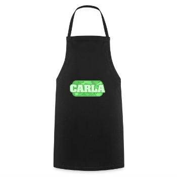 Health & Medical Carla - Cooking Apron - black - Front - AI Model Male 185 dark (185cm)