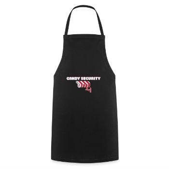 Candy Security Kids Parents Matching Birthday - Cooking Apron - black - Front - AI Model Male 185 dark (185cm)