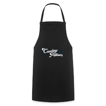Cowboy Pillows Southern Girl Texas Lady Funny - Cooking Apron - black - Front - AI Model Male 185 dark (185cm)