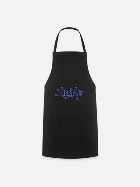 Geschenk für Berta - Kochschürze - Schwarz