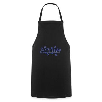 Dear Annalea - Cooking Apron - black - Front - AI Model Male 185 dark (185cm)