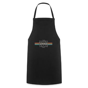 Stern Gerrit - Cooking Apron - black - Front - AI Model Male 185 dark (185cm)