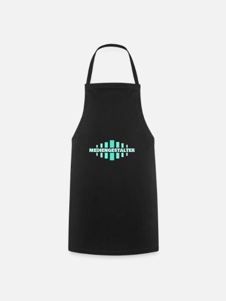 Geschenk für Mediengestalter - Kochschürze - Schwarz