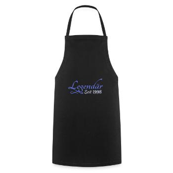 Held 1998 - Cooking Apron - black - Front - AI Model Male 185 dark (185cm)