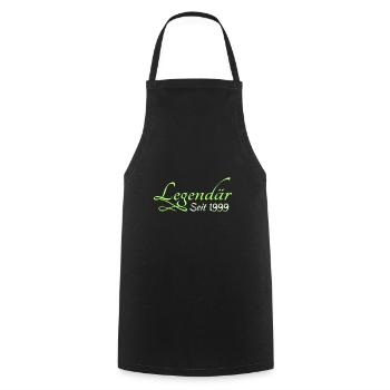 Legend 1999 - Cooking Apron - black - Front - AI Model Male 185 dark (185cm)